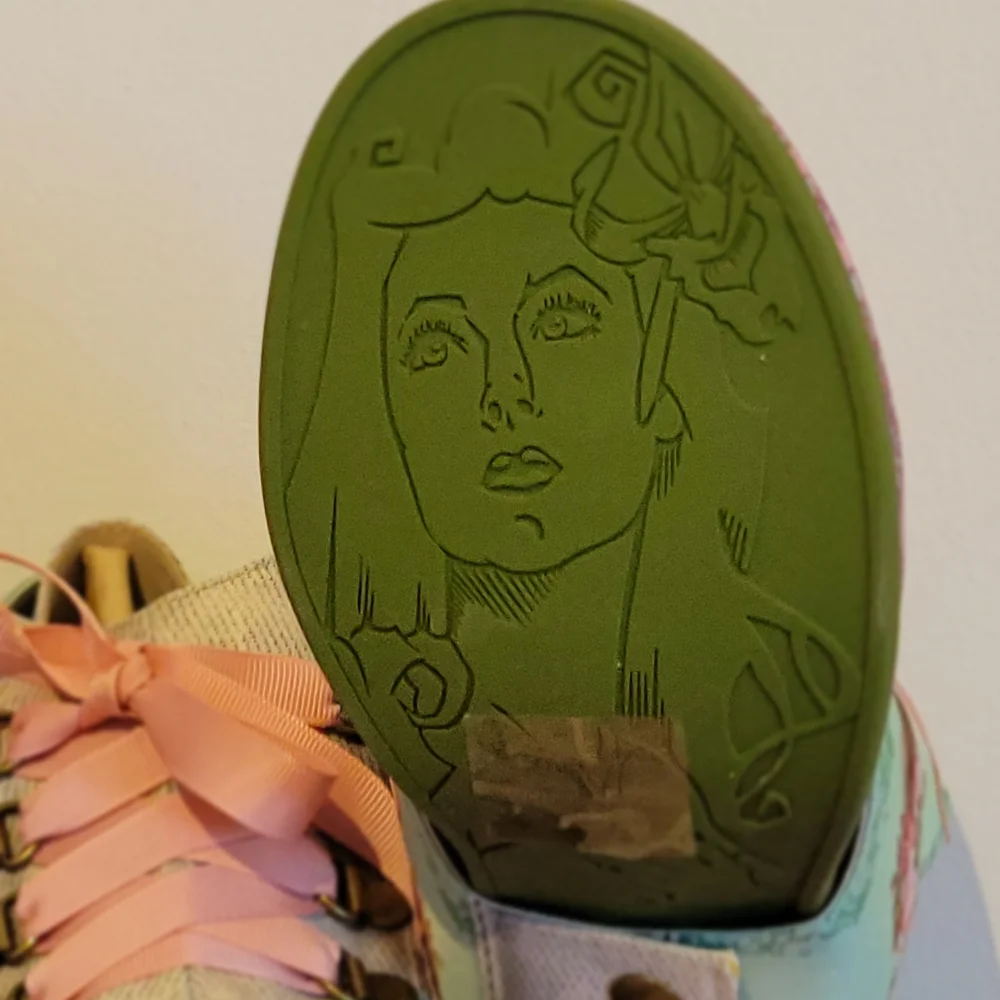 Chocolatica's By Hot Chocolate MARIE ANTOINETTE High Heels w Bootie Covering - Picture 9 of 16